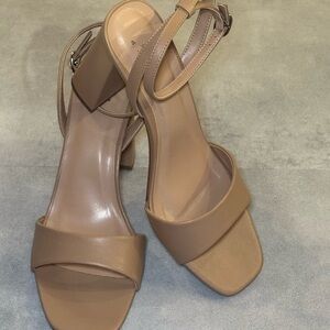 a new day Tan Block Heel Sandals